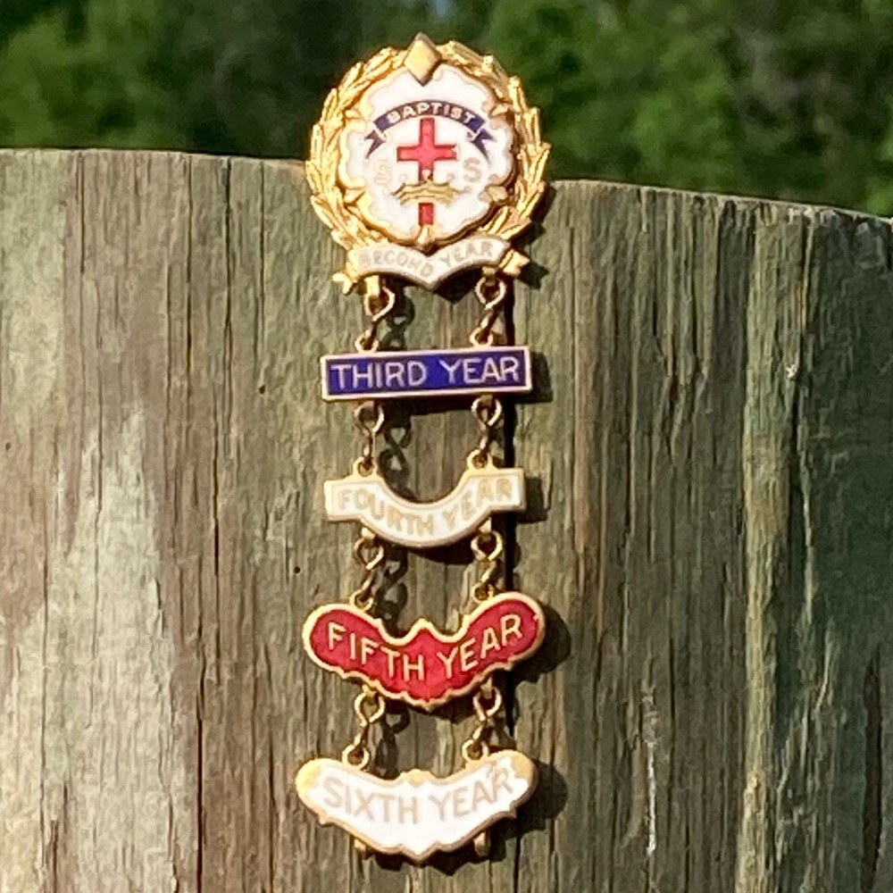 Vintage Sunday School Ladder Pin!